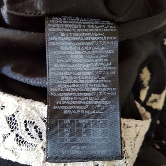 Guess Strapless Stripe Peplum Mini Dress size 1 - Picture 7 of 7